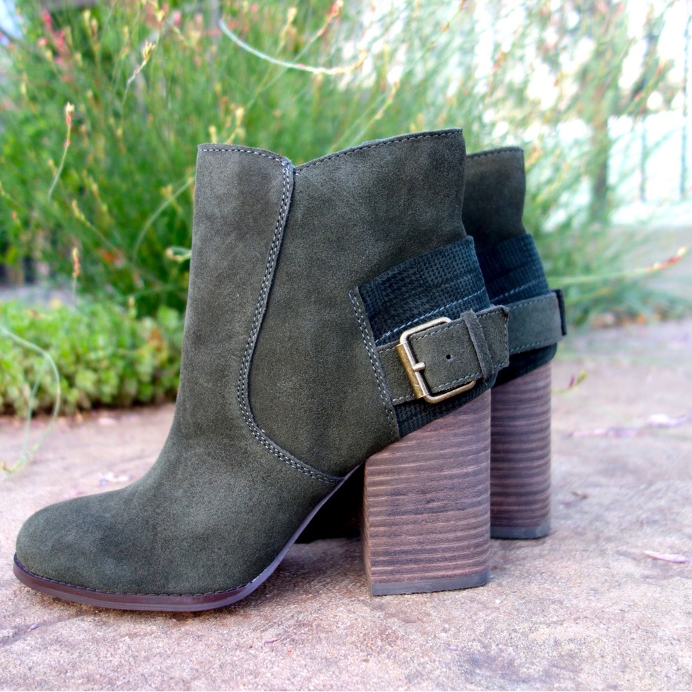 Women’s Sbicca Lorenza Boot Size 8.5 Forest Green